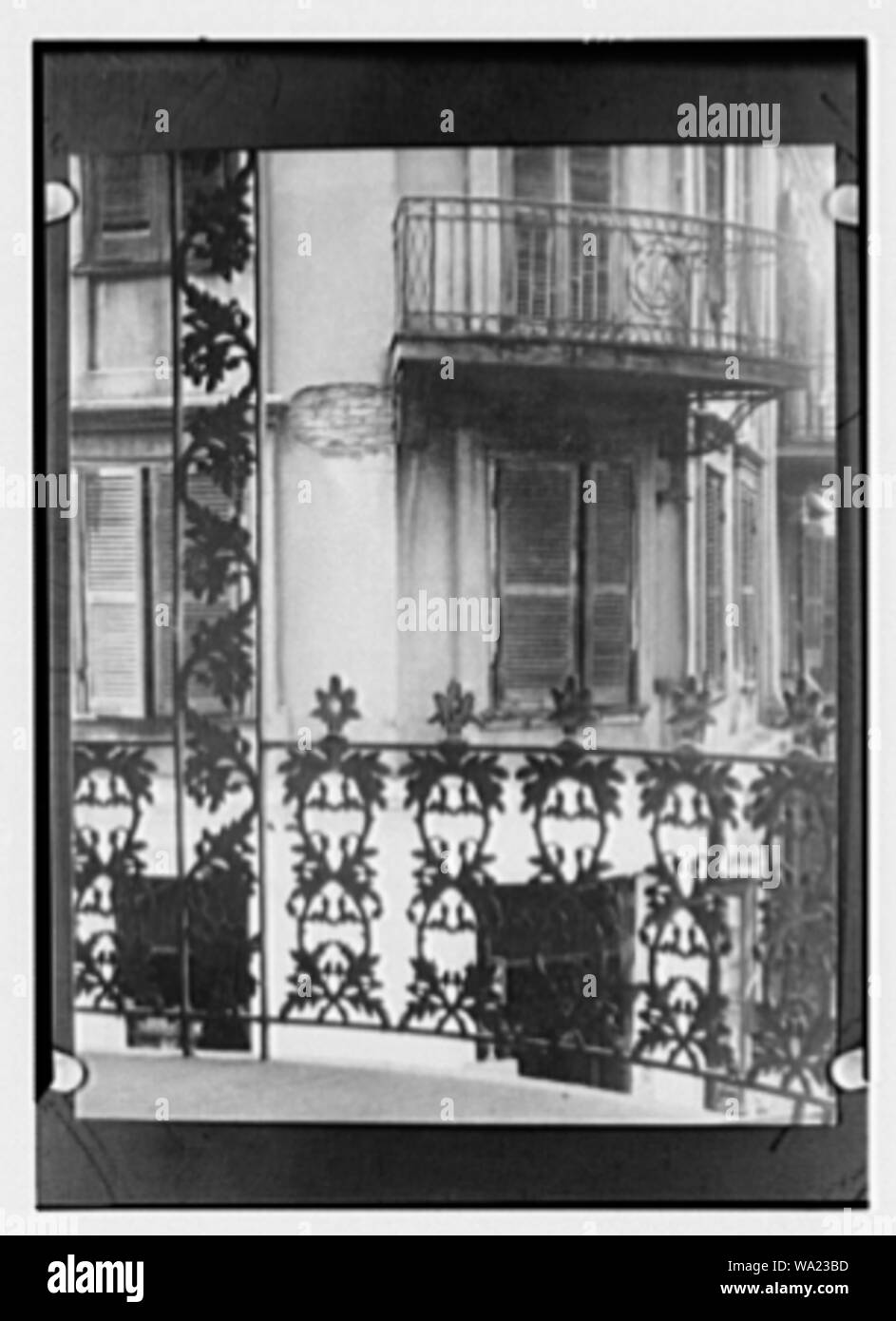 Balcone del Sieur George House di New Orleans Foto Stock