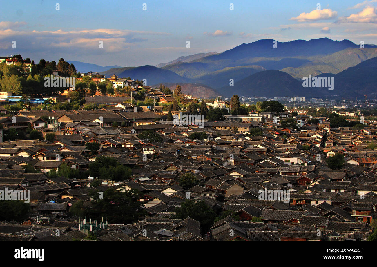 Lijiang città antica Foto Stock