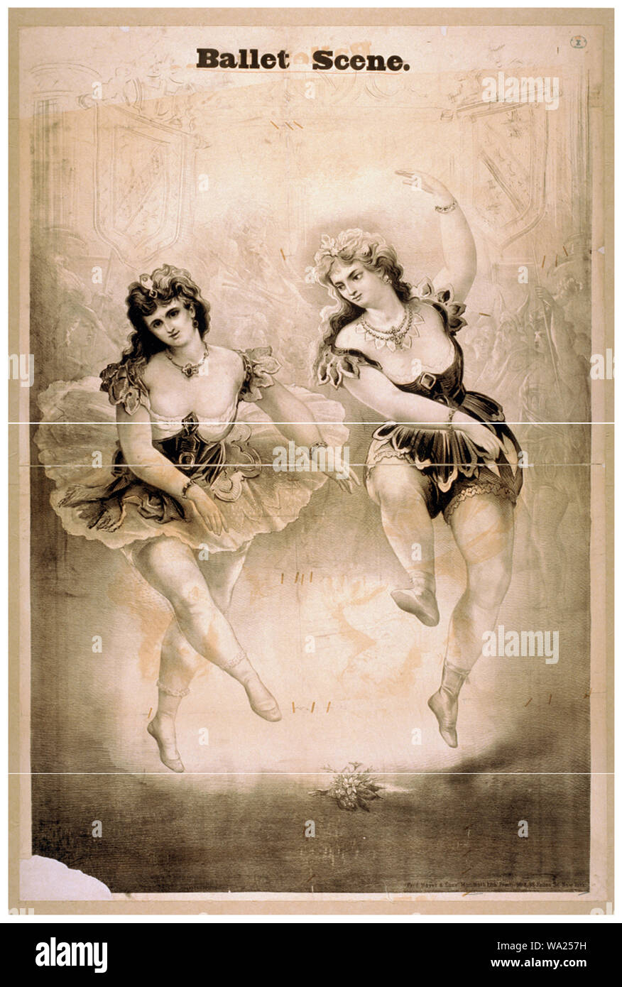 Scena di balletto Foto Stock