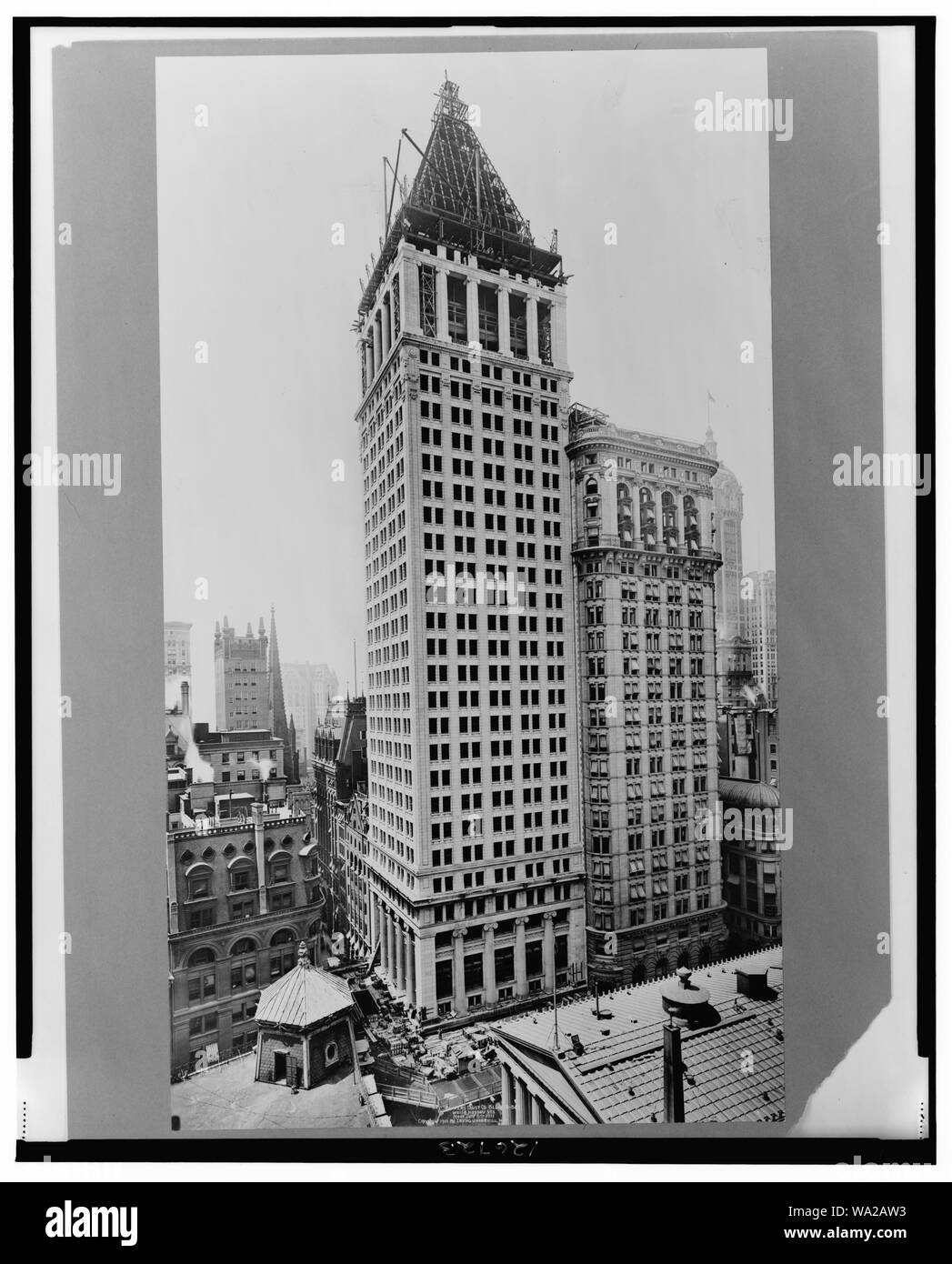 Bankers Trust Co. Bldg., Parete & Nassau Sts. Foto Stock