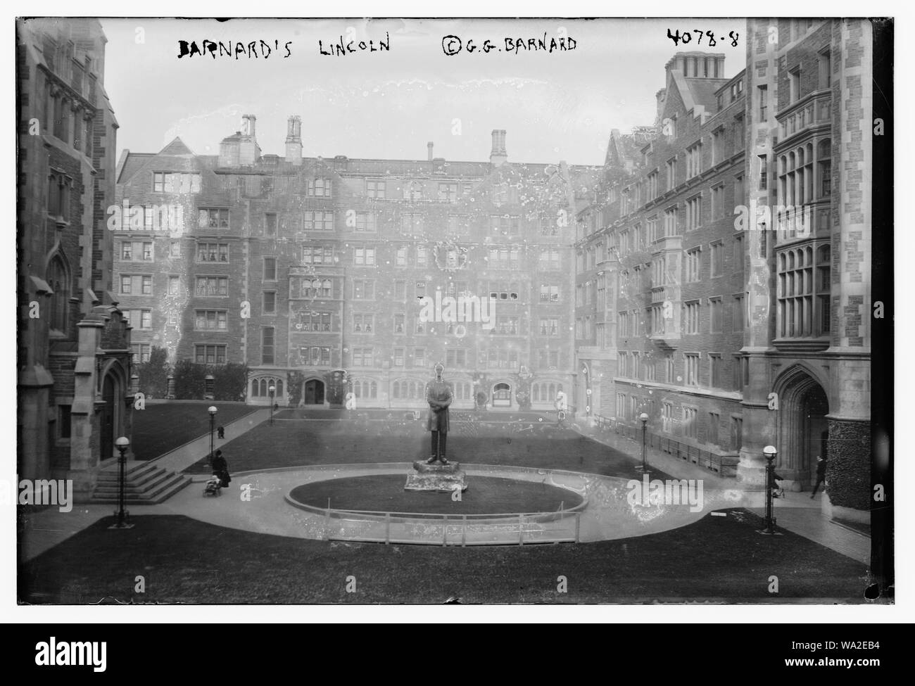 Barnard's Lincoln [statua] Foto Stock