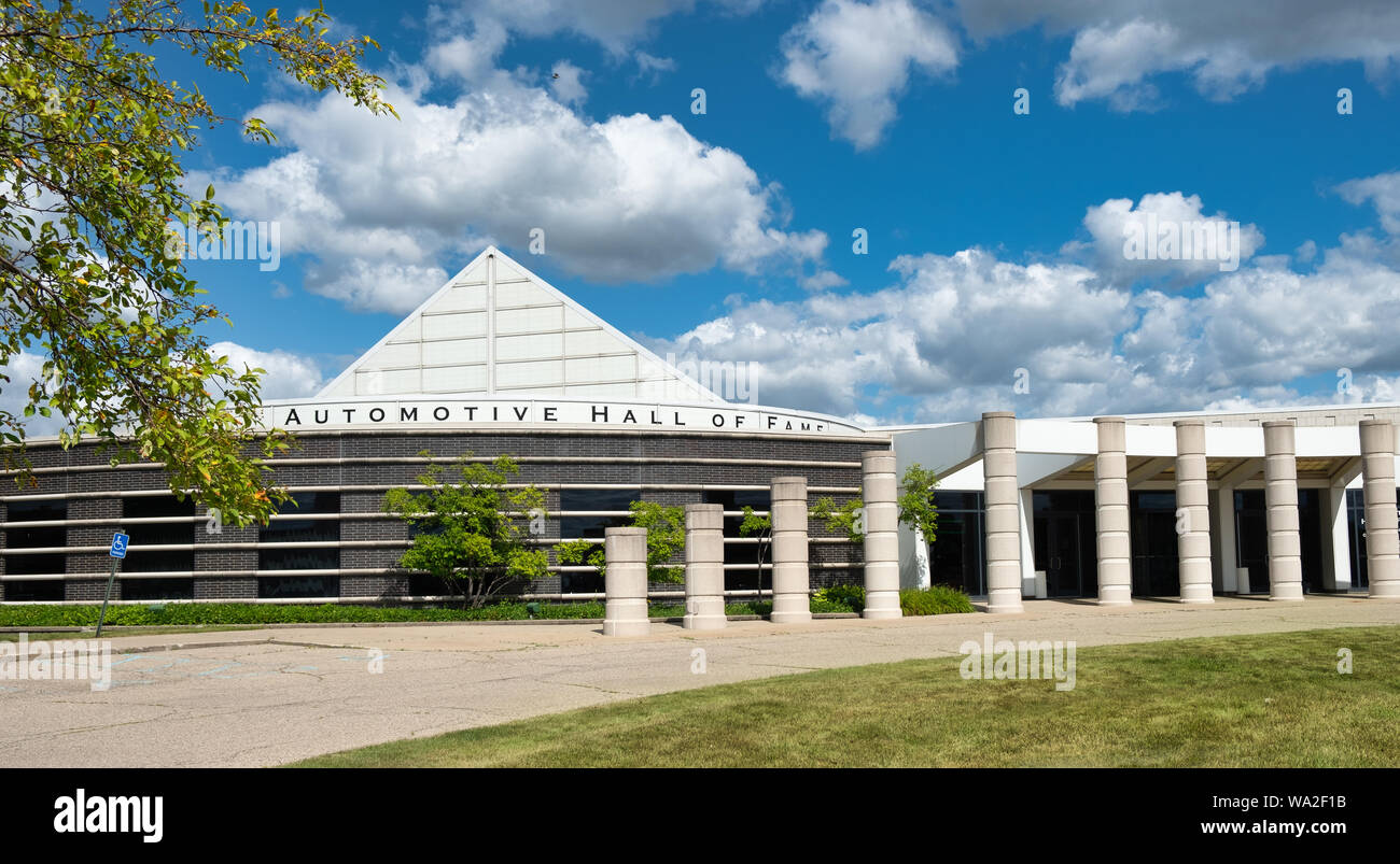 L'Automotive Hall of Fame di Dearborn, Michigan, Stati Uniti d'America Foto Stock