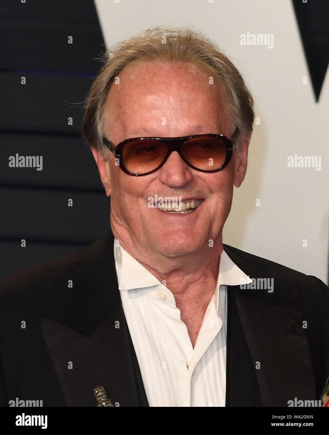 File di foto: BEVERLY HILLS, CALIFORNIA - 24 febbraio: Peter Fonda assiste 2019 Vanity Fair Oscar Party a Wallis Annenberg Center for the Performing Arts il 24 febbraio 2019 a Beverly Hills, la California. Foto: imageSPACE /MediaPunch Credito: MediaPunch Inc/Alamy Live News Foto Stock