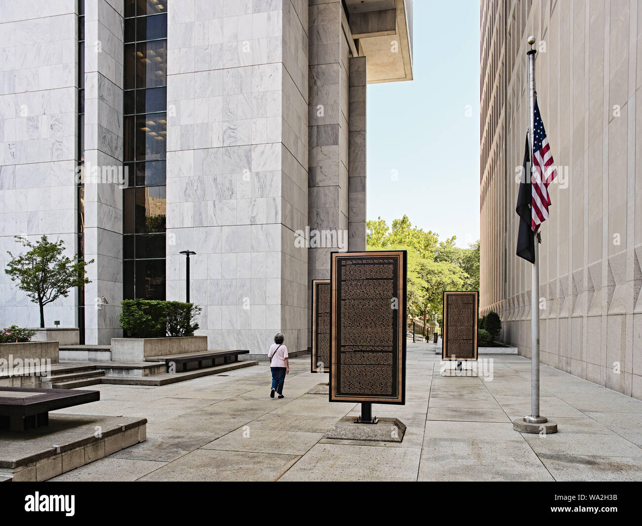 L'Empire State Plaza Foto Stock