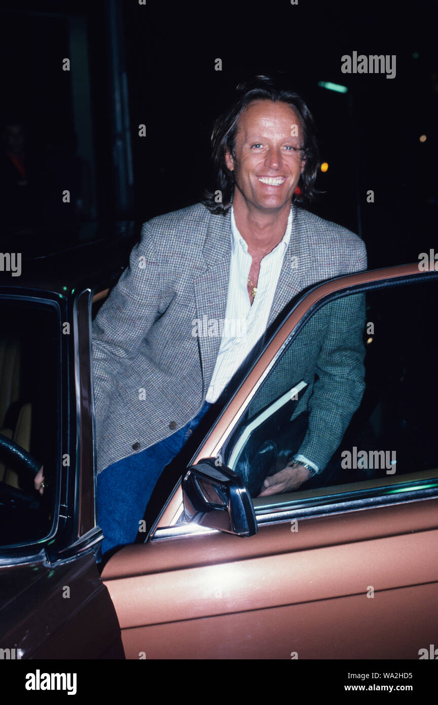 File di Foto: Peter Fonda fotografato nel settembre 1986 a Los Angeles. Credito: Walter McBride/MediaPunch Credito: MediaPunch Inc/Alamy Live News Foto Stock