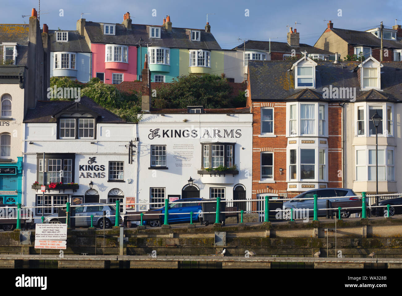 Il Kings Arms, Weymouth Dorset Foto Stock
