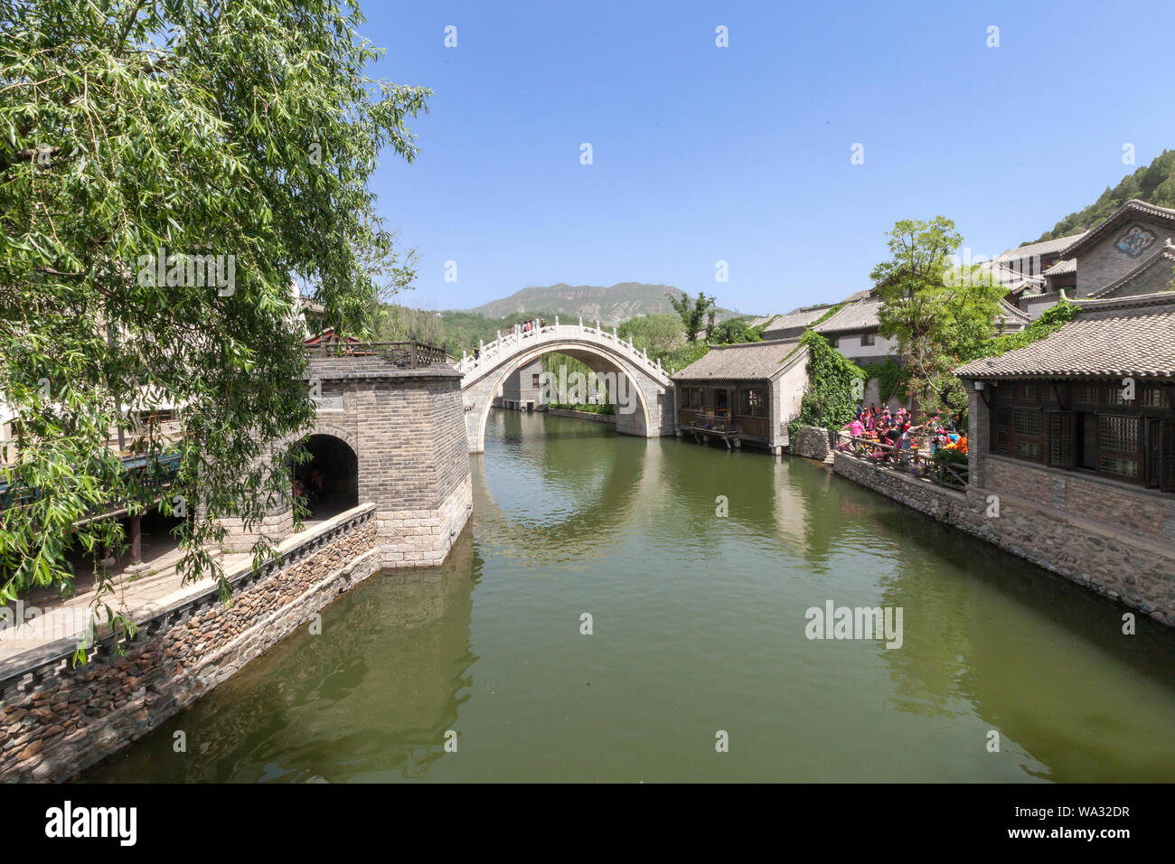 Pechino miyun gubei città d'acqua Foto Stock