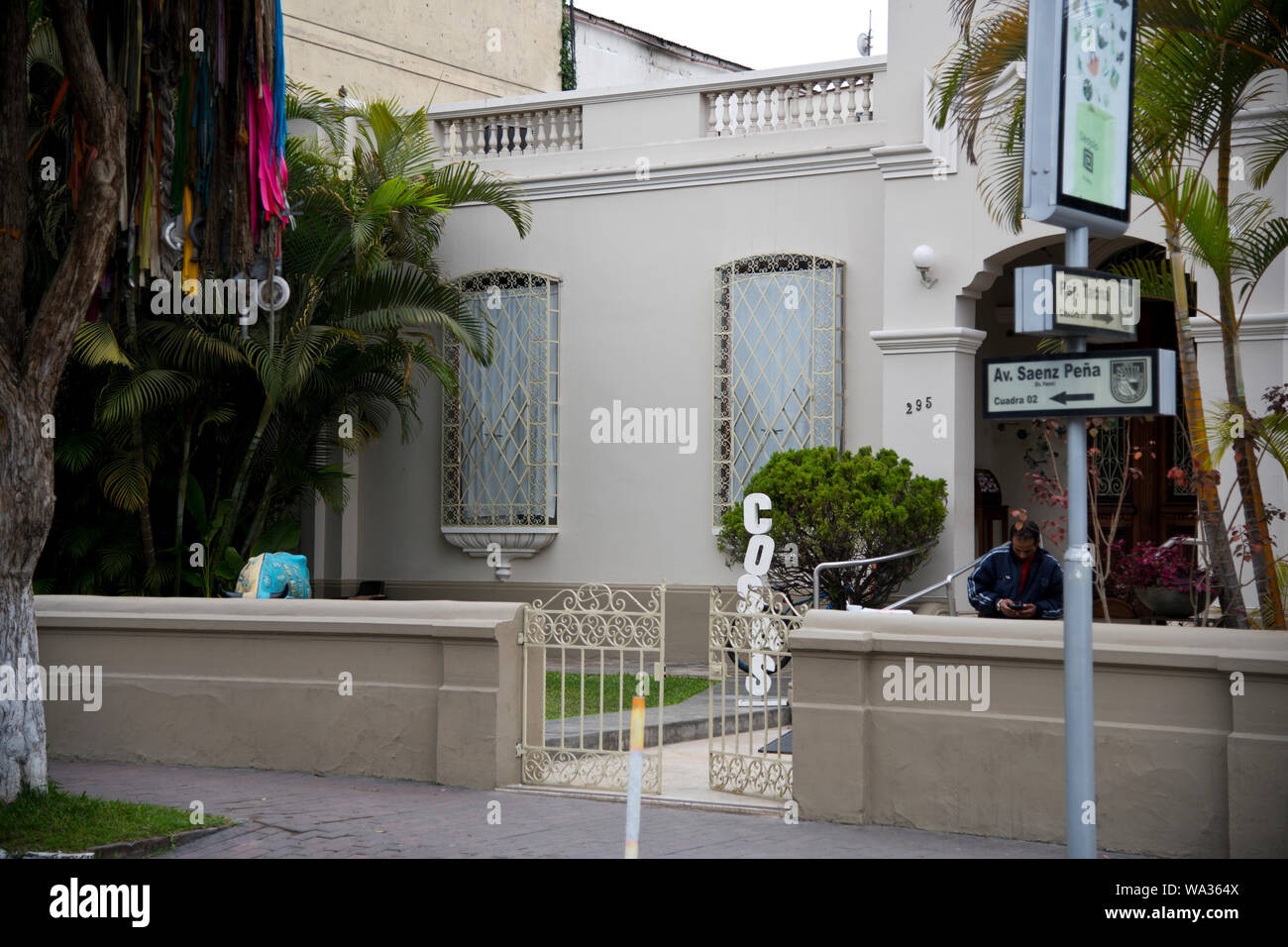 Barranco,ricco quartiere,Ville,mare,Beach,l'estate ville, parchi, ristoranti, Lima, Perù, Sud America Foto Stock