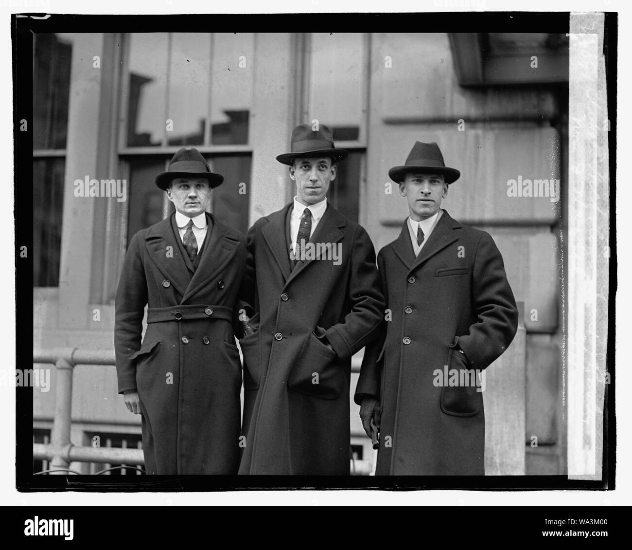 Blake E. Nicholson, Frank S. Rowley, Wm. J. Hazell, 3/7/23 Foto Stock