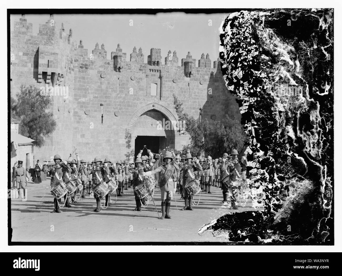 Blue Galilea banda militare: Gerusalemme Foto Stock