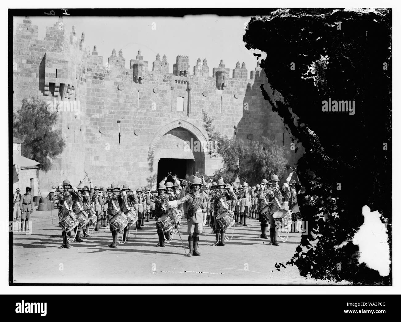 Blue Galilea banda militare: Gerusalemme Foto Stock