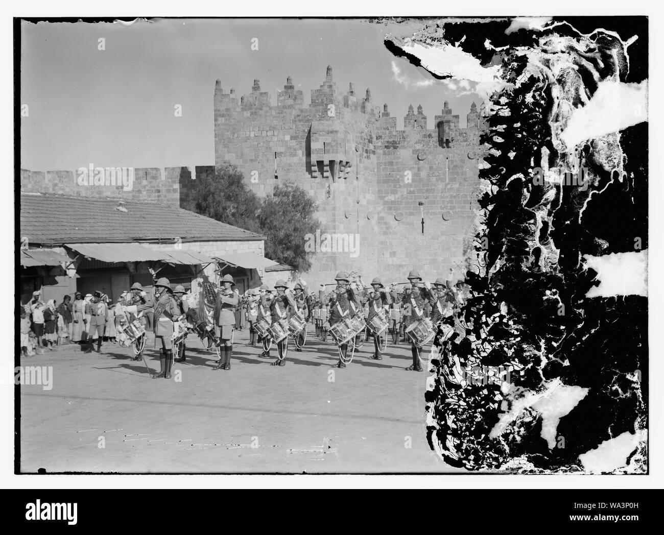 Blue Galilea banda militare: Gerusalemme Foto Stock