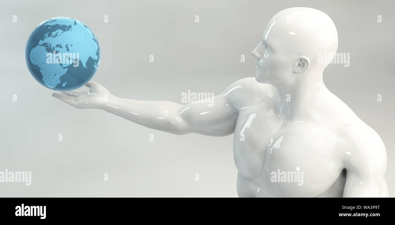 Global Sourcing e Mercati internazionali il concetto di economia Foto Stock