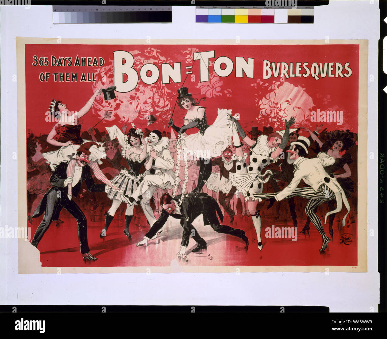 Il Bon Ton Burlesquers 365 giorni in anticipo di tutti loro. Foto Stock