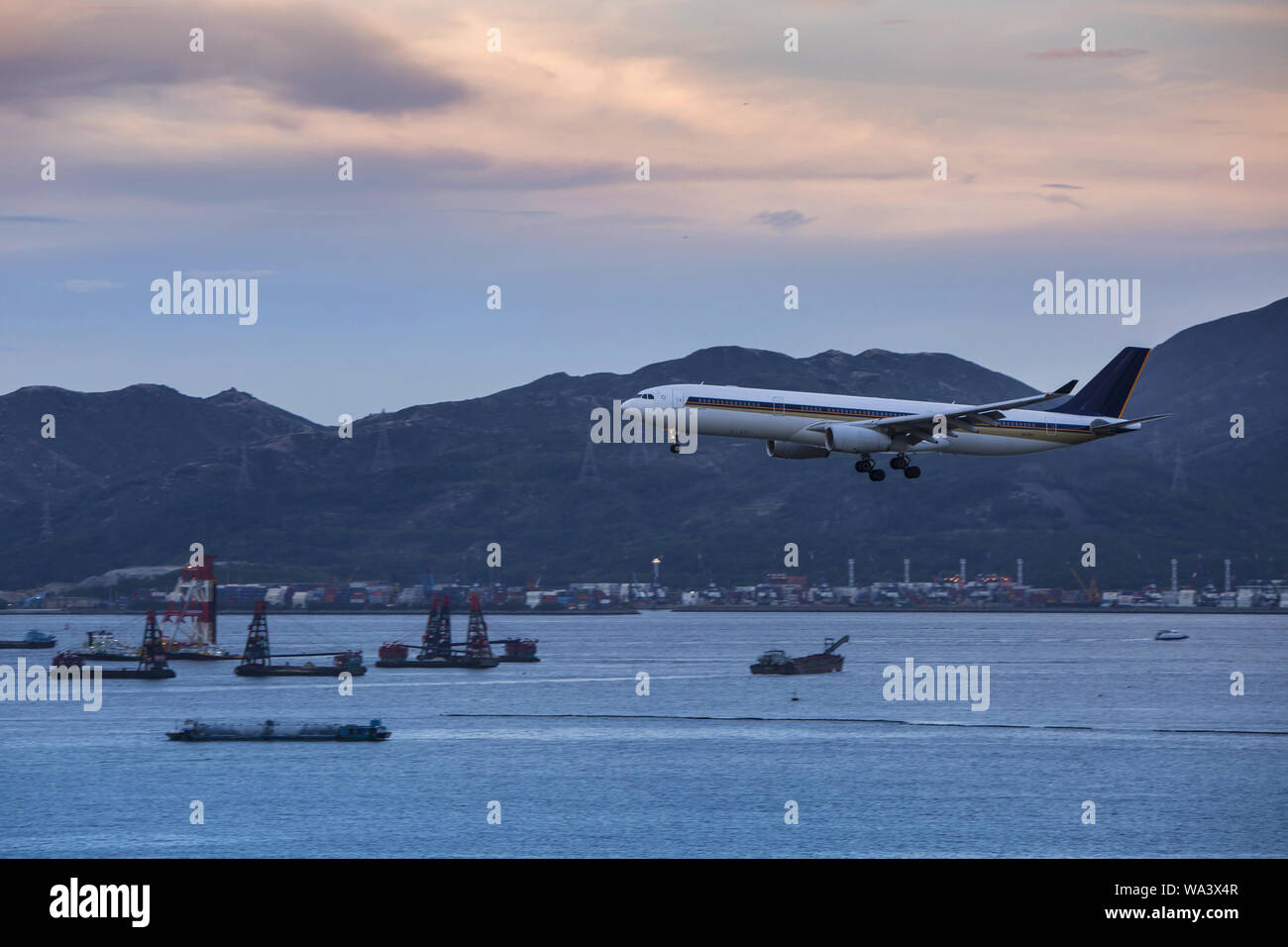 L'aeroporto internazionale di Hong Kong Foto Stock