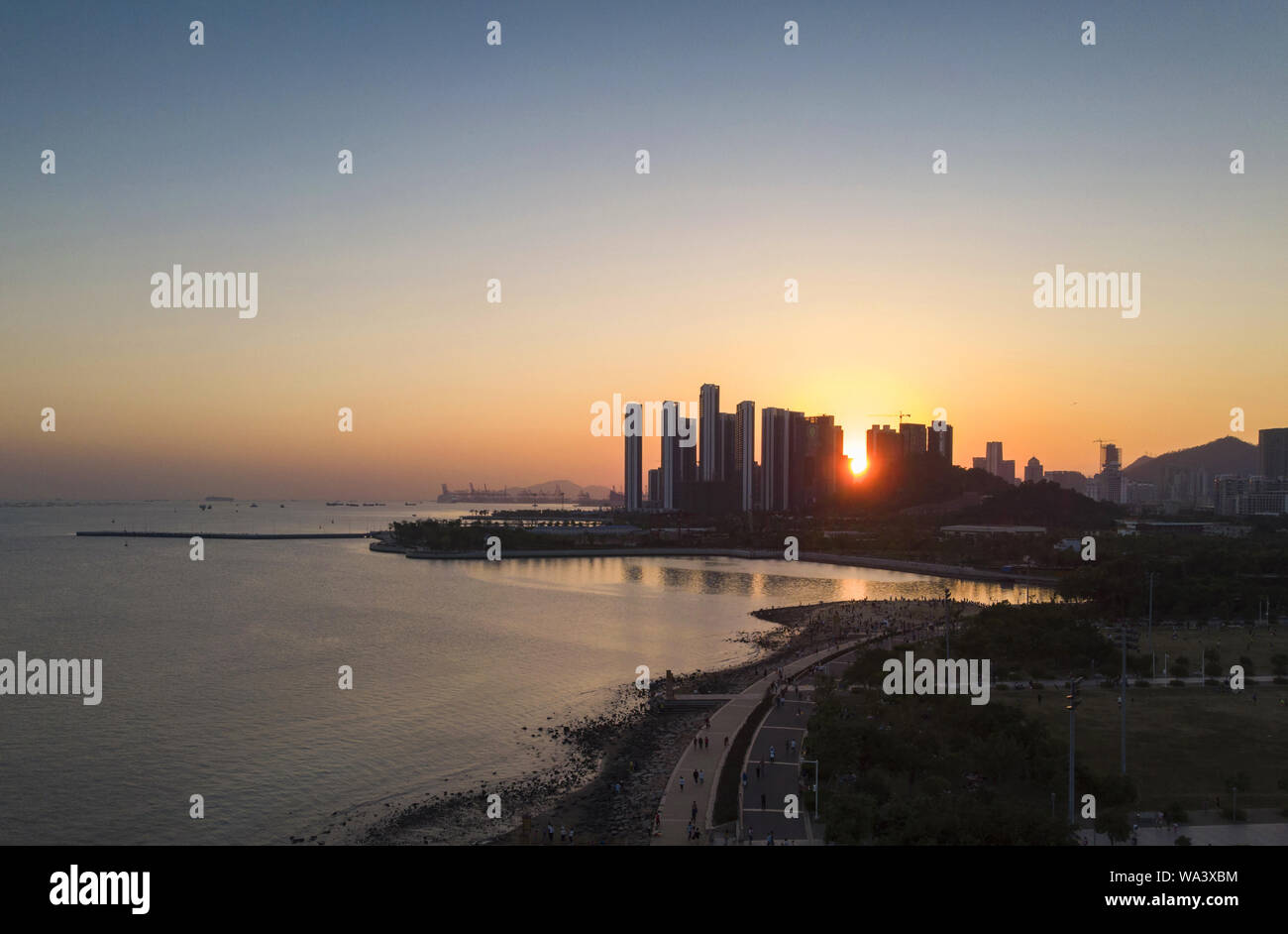Scenario di Shekou Foto Stock