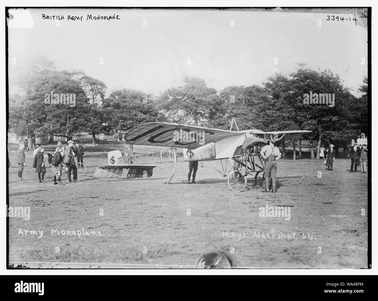 Esercito britannico monoplan Foto Stock