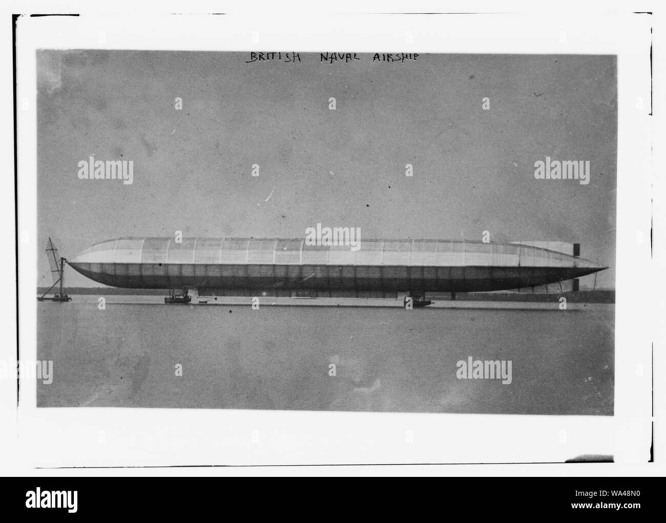 British Naval dirigibile Foto Stock