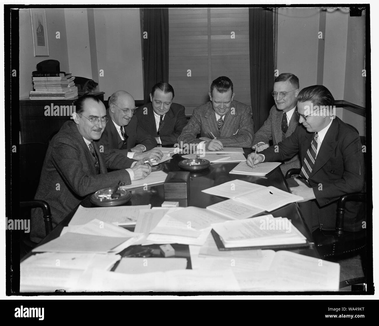 Broadcasting M[...] gruppo di avvocati radio, 1/6/38 Foto Stock