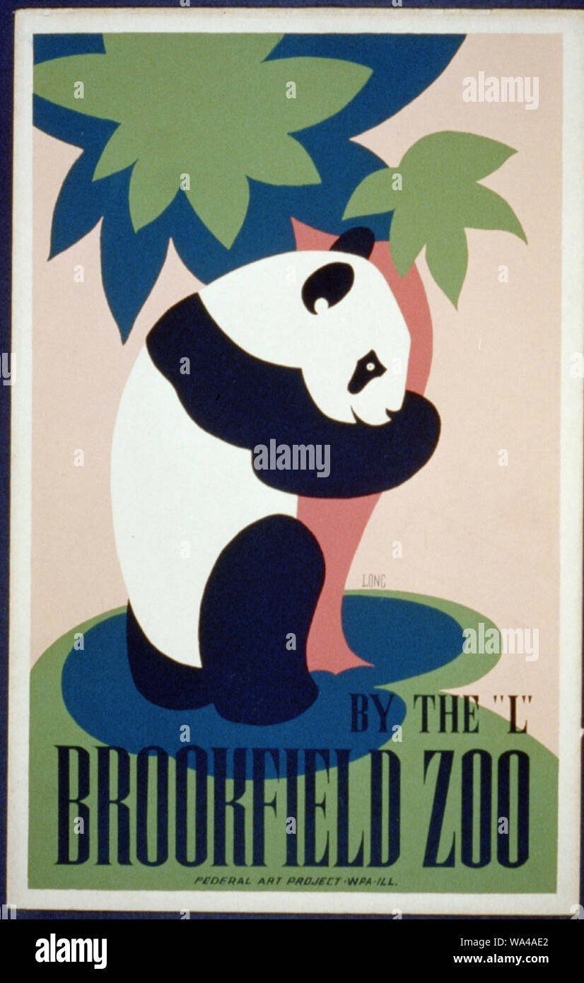 Brookfield Zoo--dall'L Foto Stock