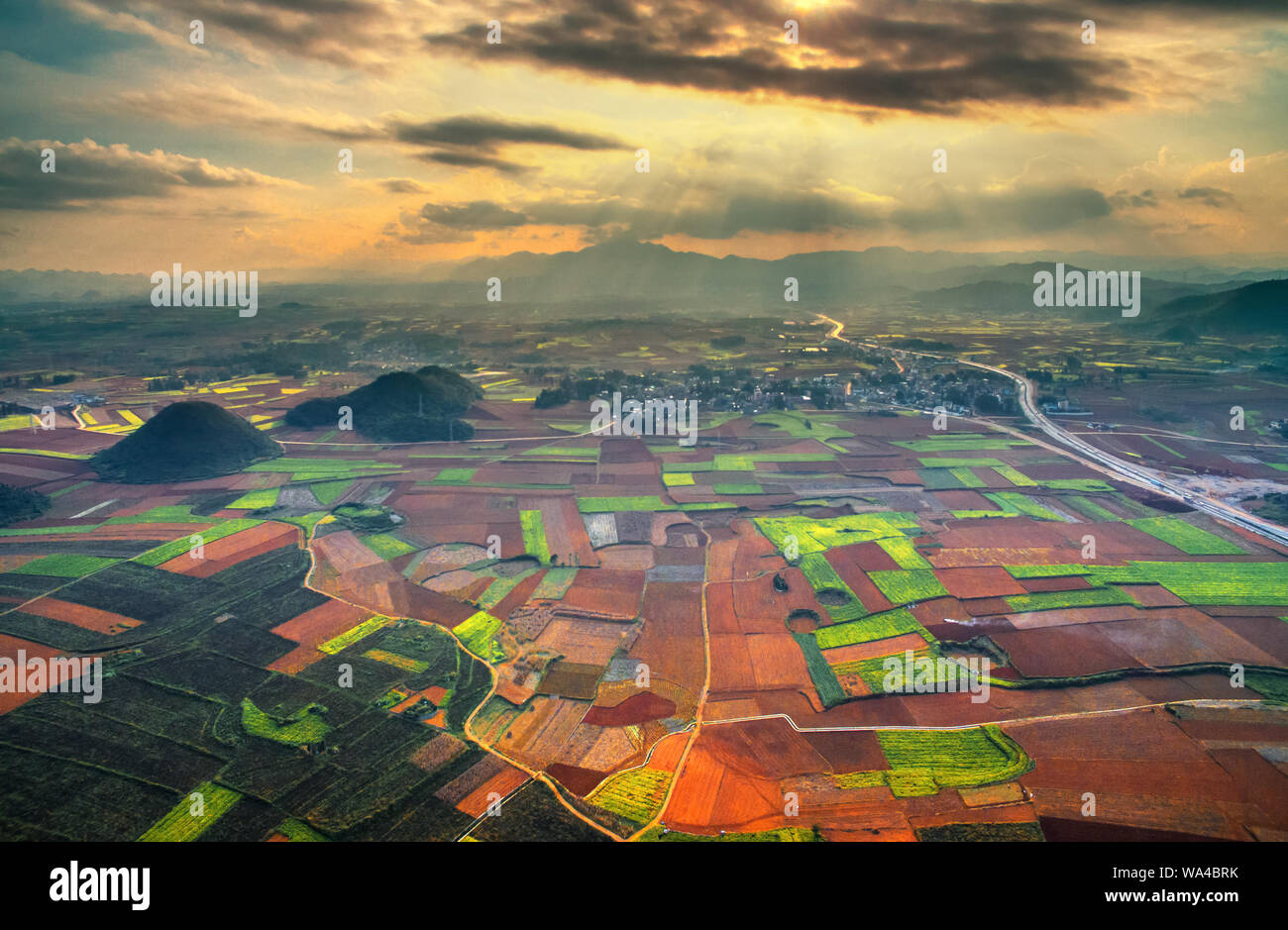 E la messa a terra Foto Stock