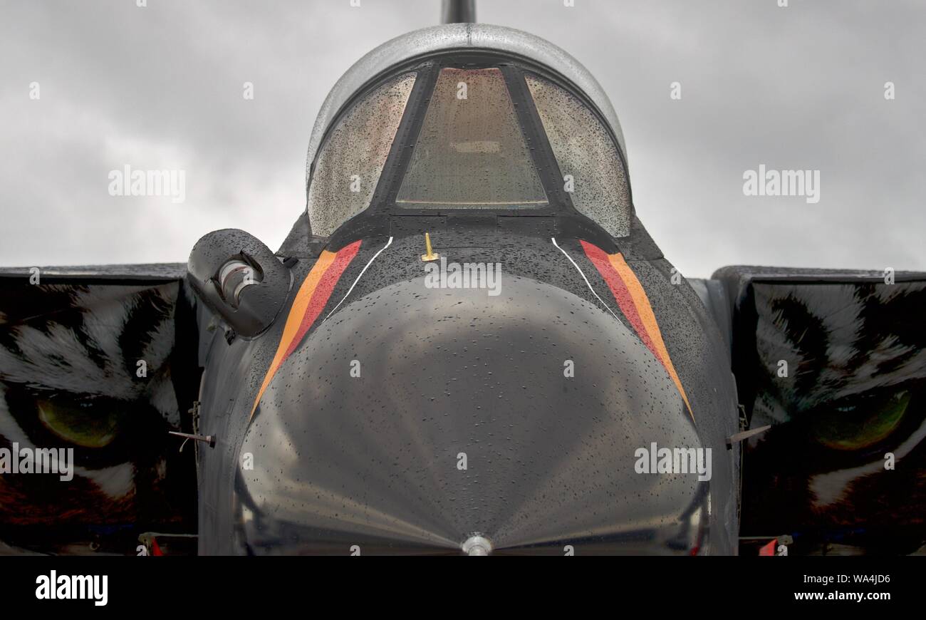Panavia Tornado tedesco del Tactical Air Force Squadron 51 con una speciale vernice schema con il WW1 asso del volo tedesco Max Immelmann a RIAT 2019 Foto Stock