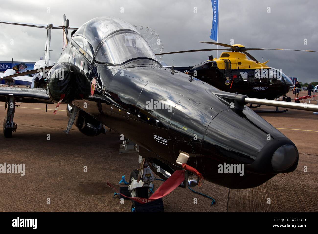 BAE Systems Hawk T2 in mostra statica al 2019 Royal International Air Tattoo Foto Stock