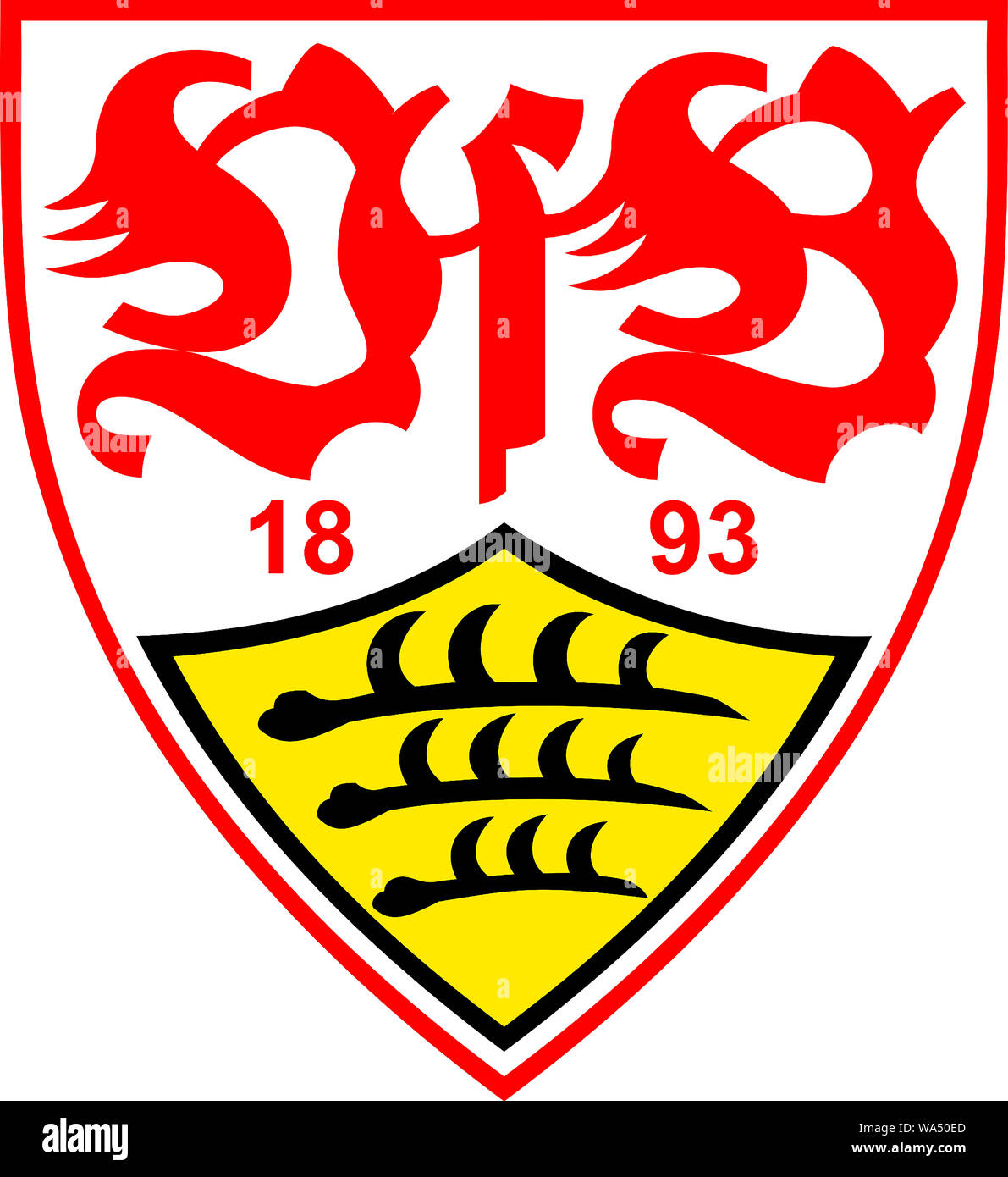 Il logo della squadra di calcio tedesca team VfB Stoccarda - Germania Foto  stock - Alamy