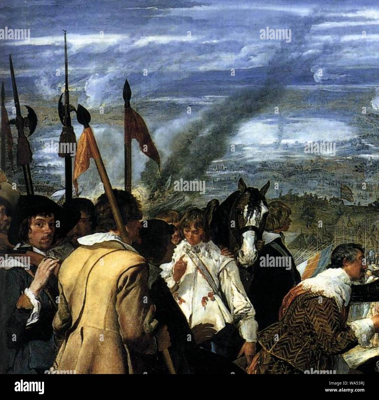 Diego Velázquez - La rinuncia di Breda (dettaglio) Foto Stock