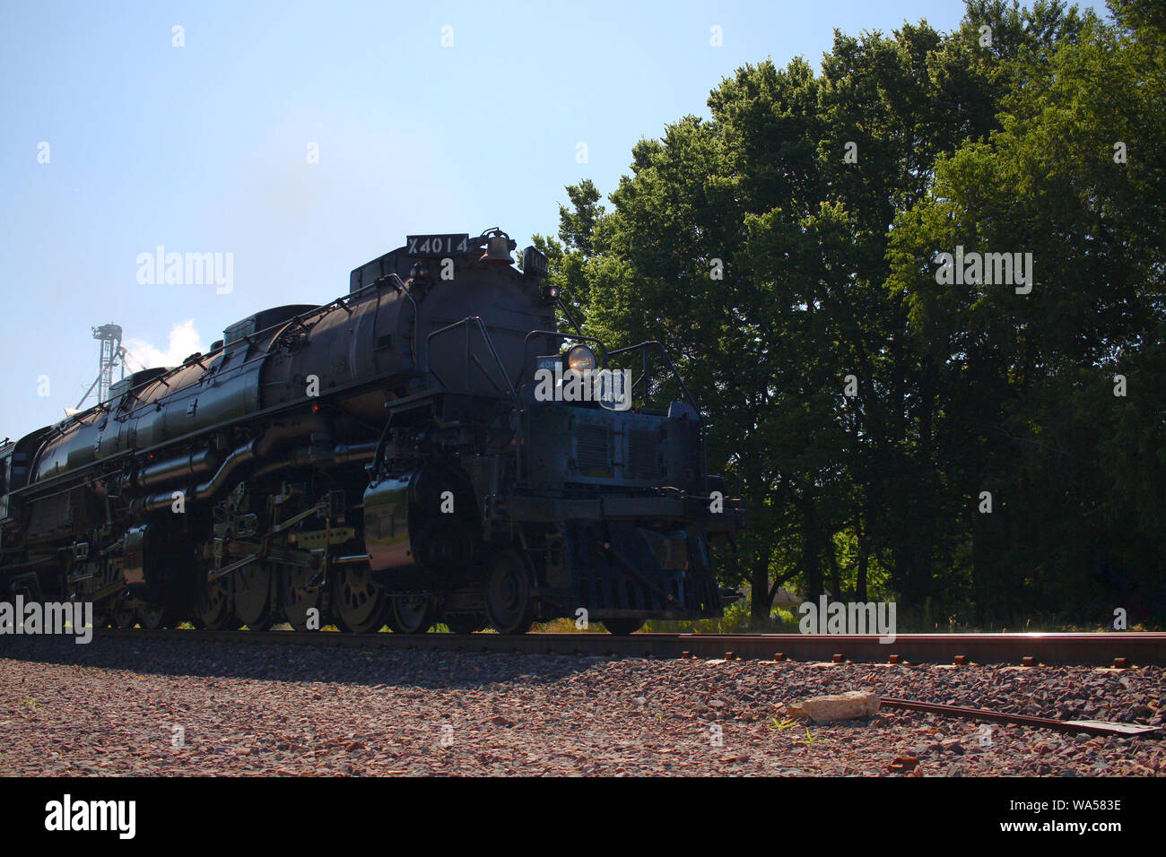 Union Pacific Big Boy Locomotiva Vapore Motore Passando Da Foto Stock