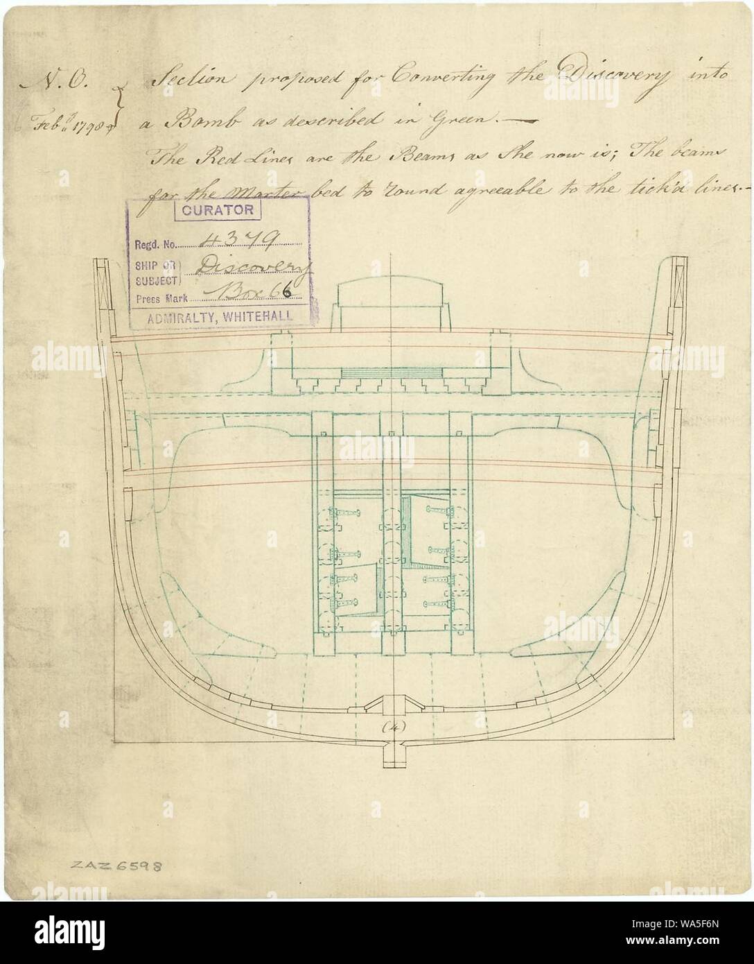 DISCOVERY 1789 Foto Stock