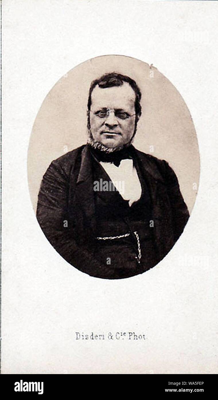 Disderi, Adolphe Eugène (1810-1890) - Cavour, Camillo Benso conte di (1810-1861). Foto Stock