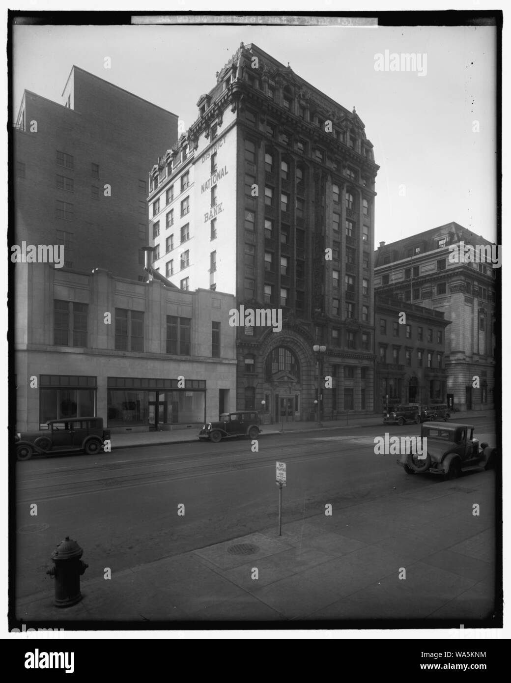 DISTRICT NATIONAL BANK ESTERNO Foto Stock