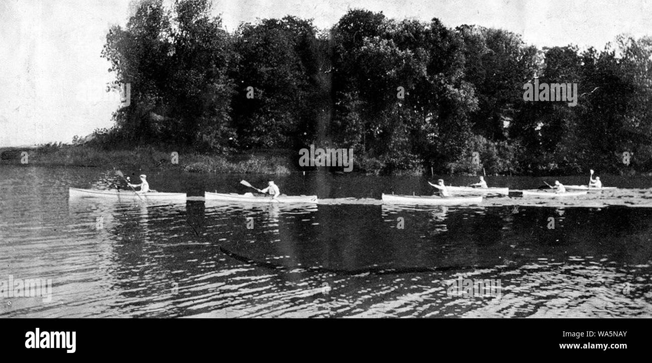 Djurgårdsloppet 1907 - okänd fotograf. Foto Stock