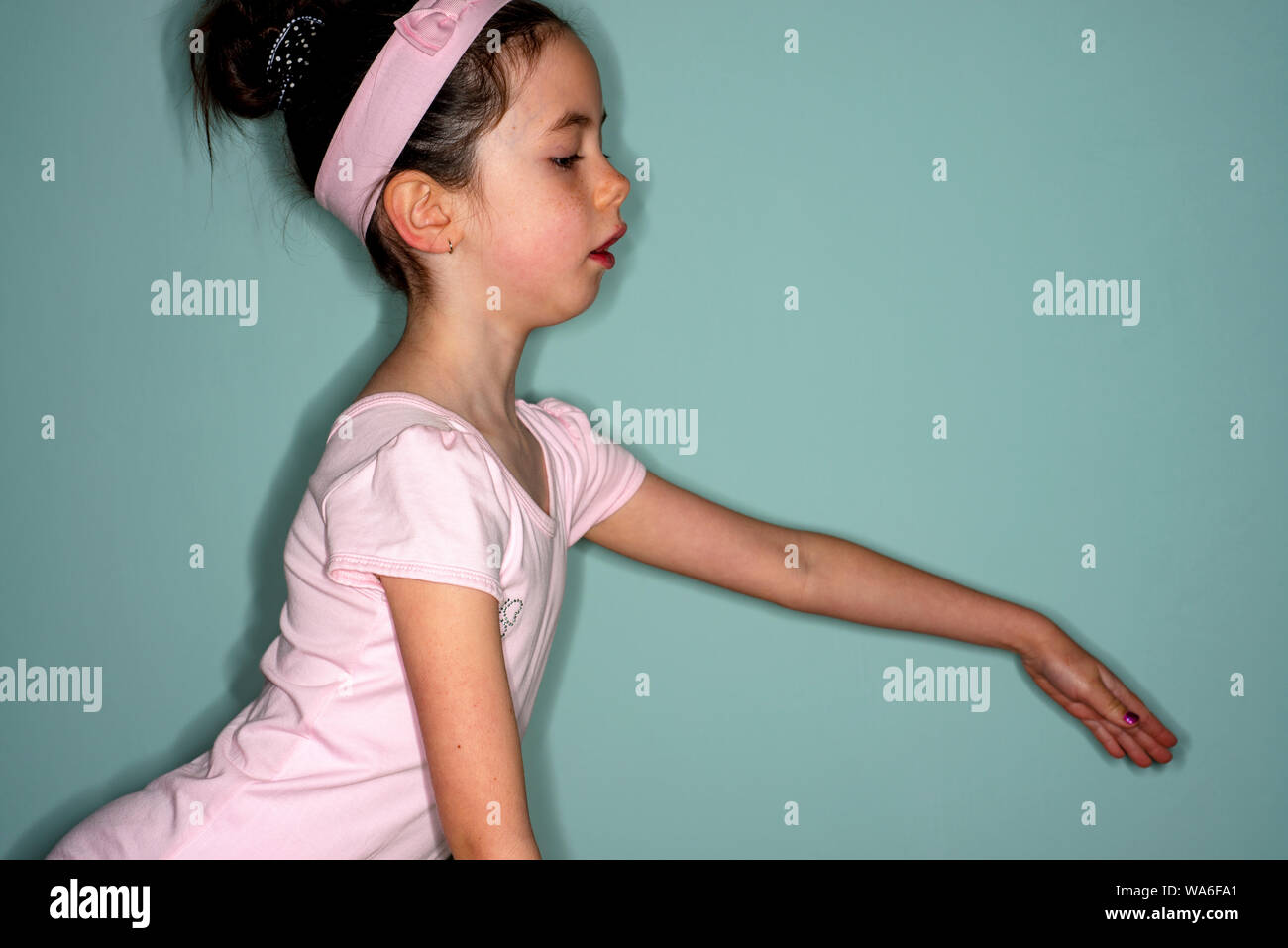 6 anno di ballerina Foto Stock