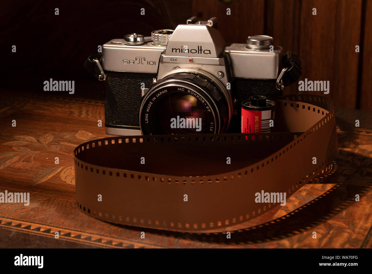Classic 35mm fotocamera a pellicola Foto Stock