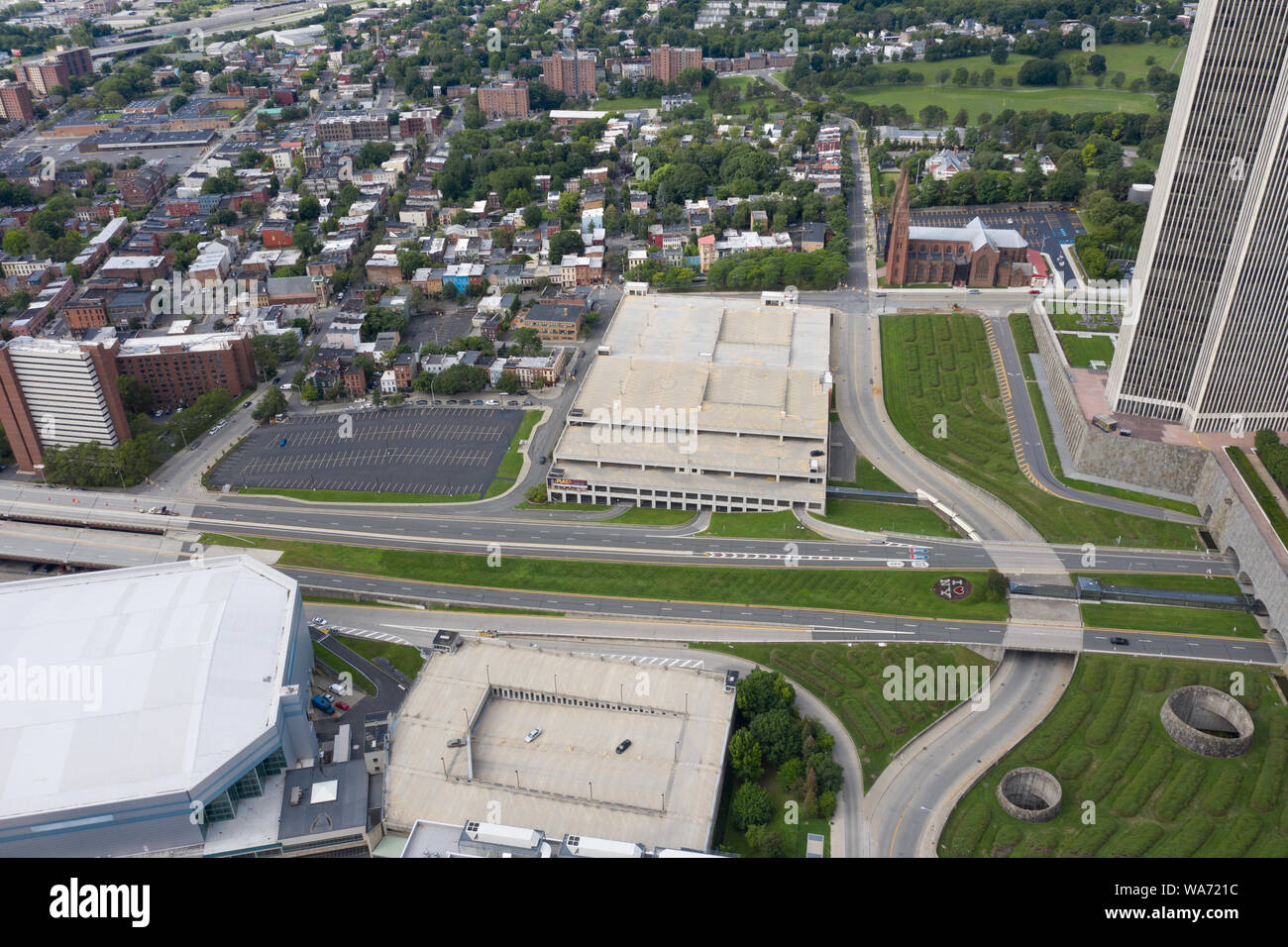 9 Wendell St Garage, Albany, New York, Stati Uniti d'America Foto Stock