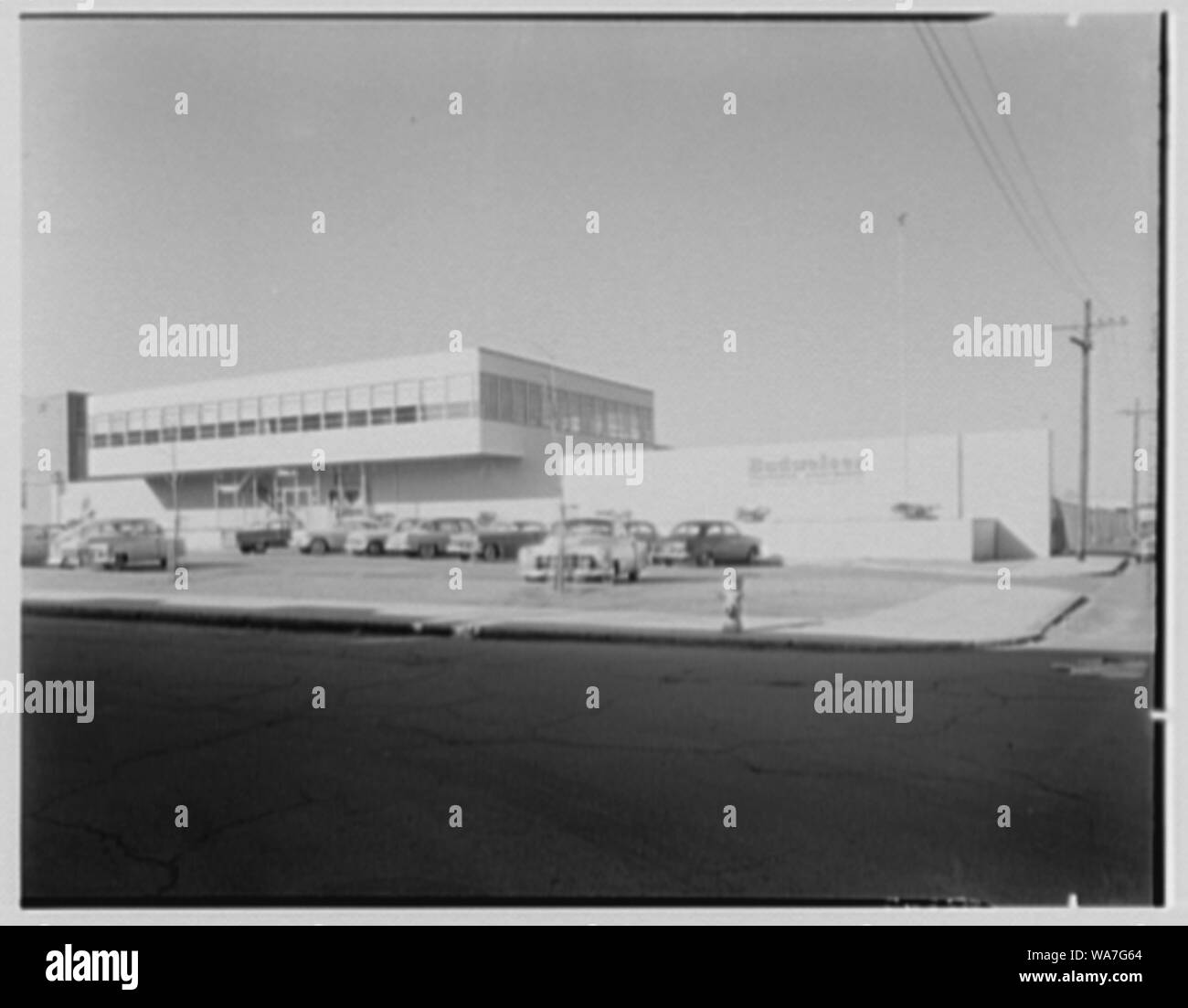 Agosto A. Busch Co., 111 6 St., Cambridge, Massachusetts. Foto Stock