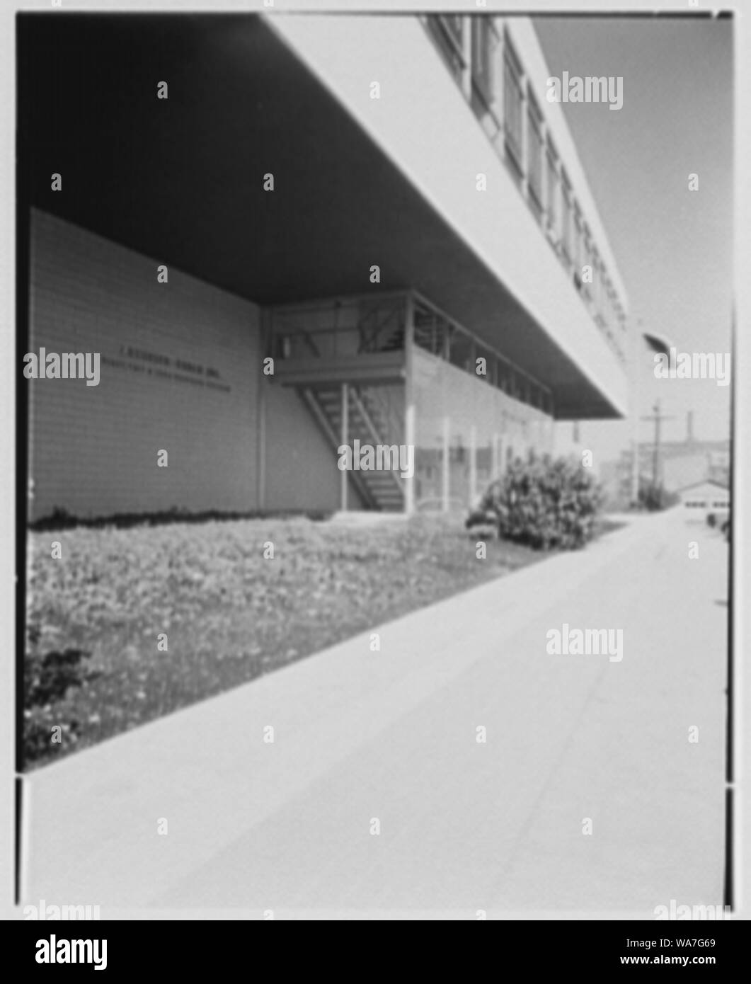 Agosto A. Busch Co., 111 6 St., Cambridge, Massachusetts. Foto Stock