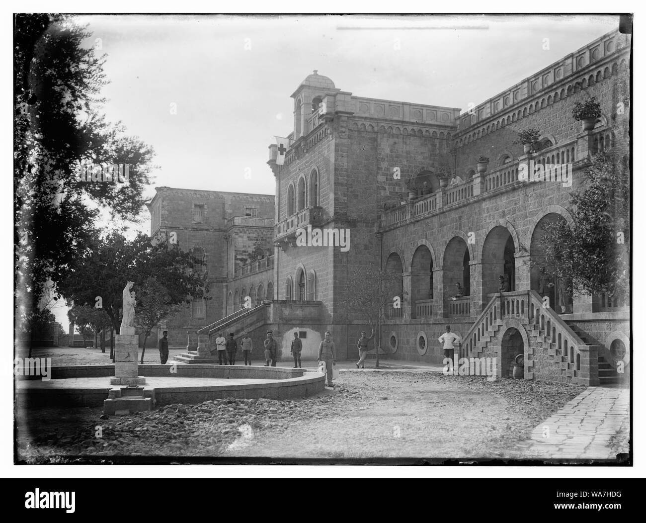 Austrian Ospedale Militare, Monastero Ratisbonne di Gerusalemme Foto Stock