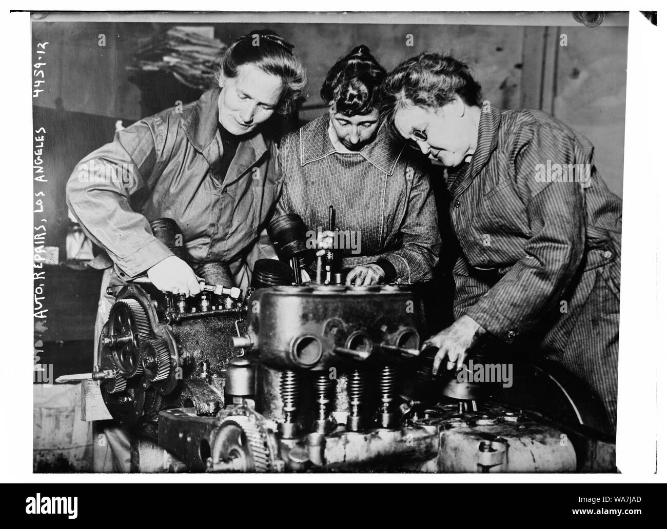 Le riparazioni auto, Los Angeles Foto Stock