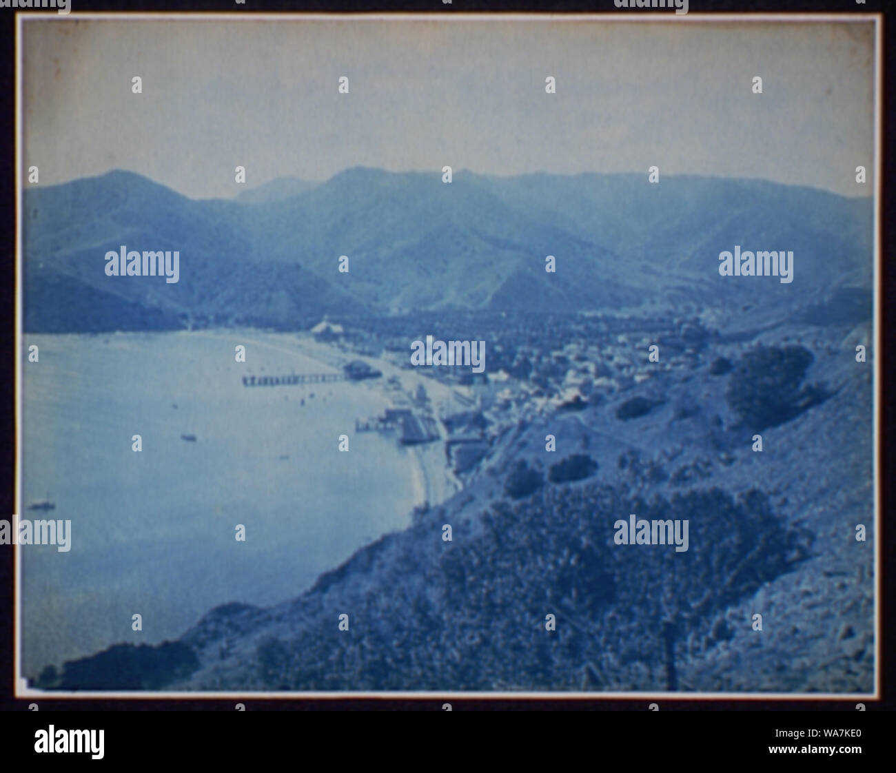 Avalon da nord, l'isola di Santa Catalina Foto Stock