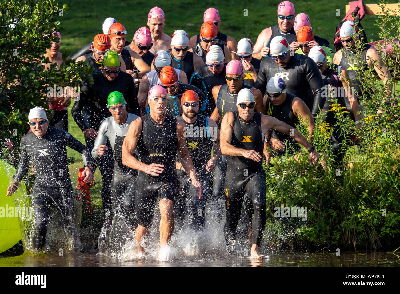 Triathlon HVTC serie estate 2019 #3 Foto Stock