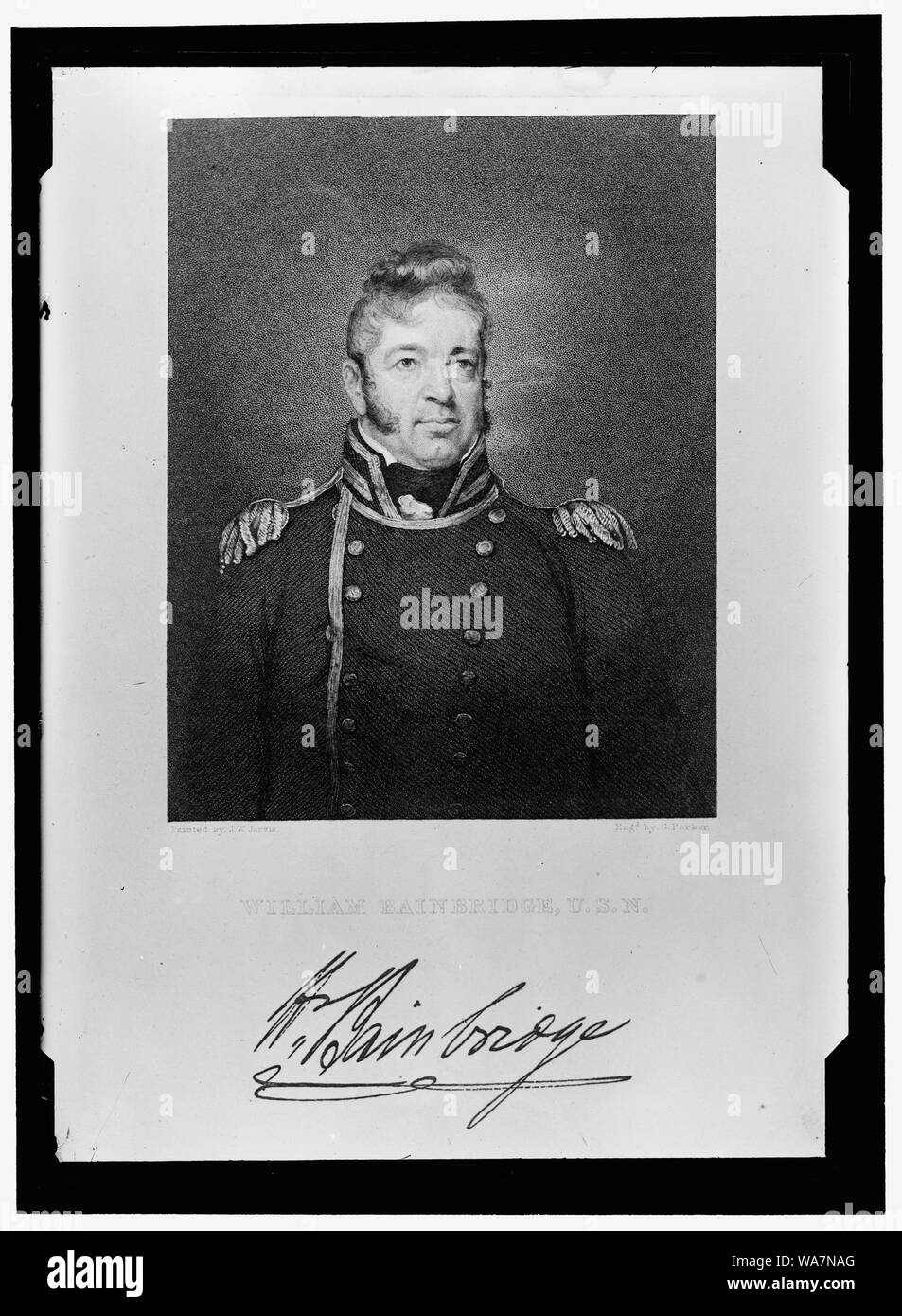 BAINBRIDGE, William. COMMODORE, U.S.N. Foto Stock