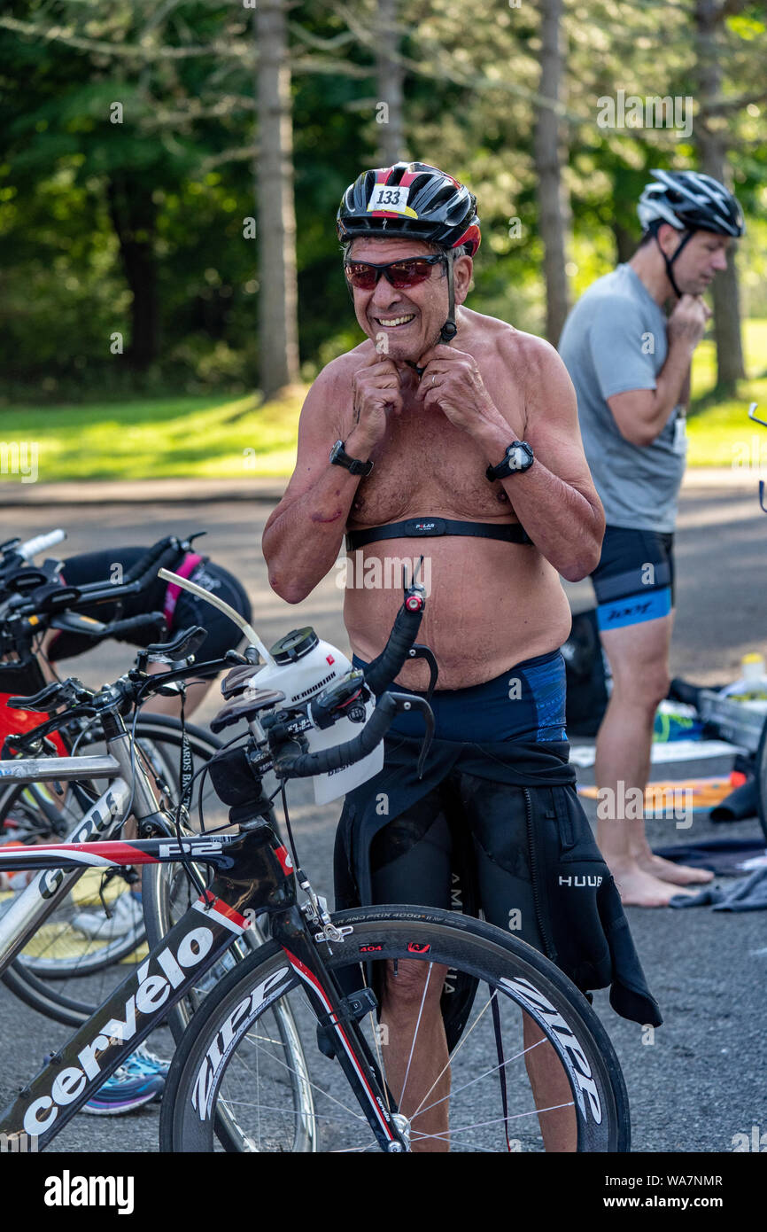 Triathlon HVTC serie estate 2019 #3 Foto Stock