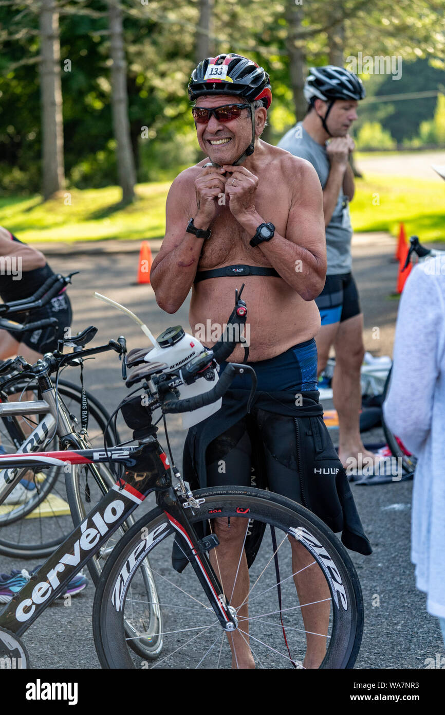 Triathlon HVTC serie estate 2019 #3 Foto Stock