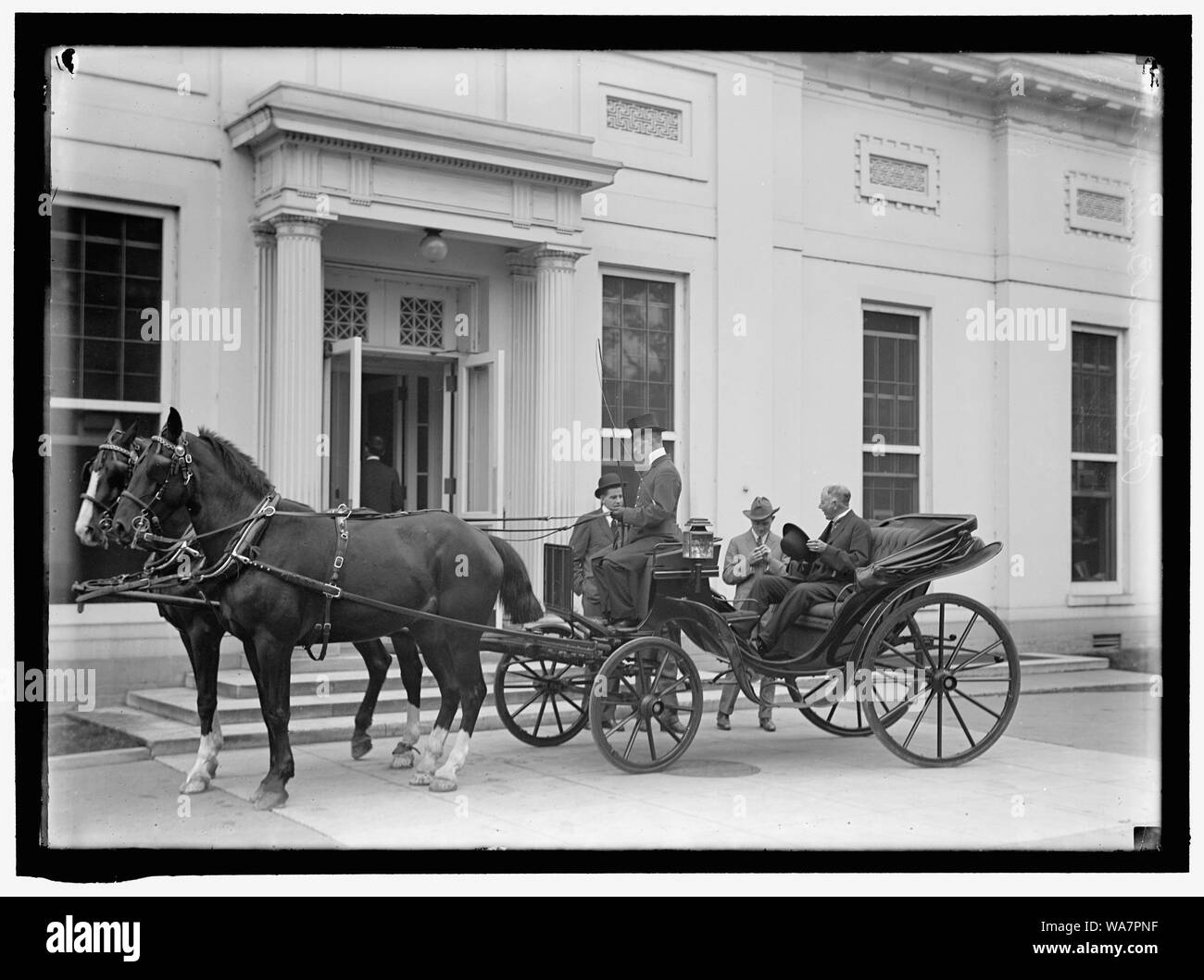 BURLESON, ALBERT SIDNEY. REP. Dal TEXAS, 1899-1913; POSTMASTER GENERALE, 1913-1921. Nel carrello Foto Stock