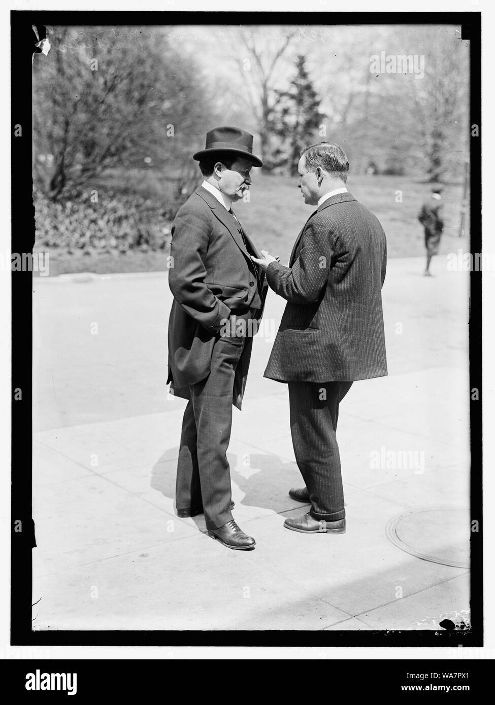BURNS, WILLIAM J. detective. A SINISTRA, CON JACK WHEELER Foto Stock