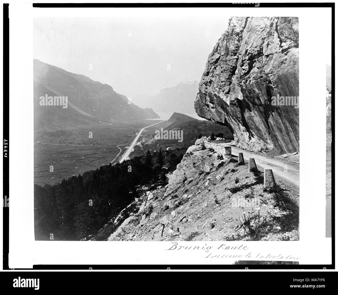 Percorso Brunig--Lucerna a Interlaken Foto Stock