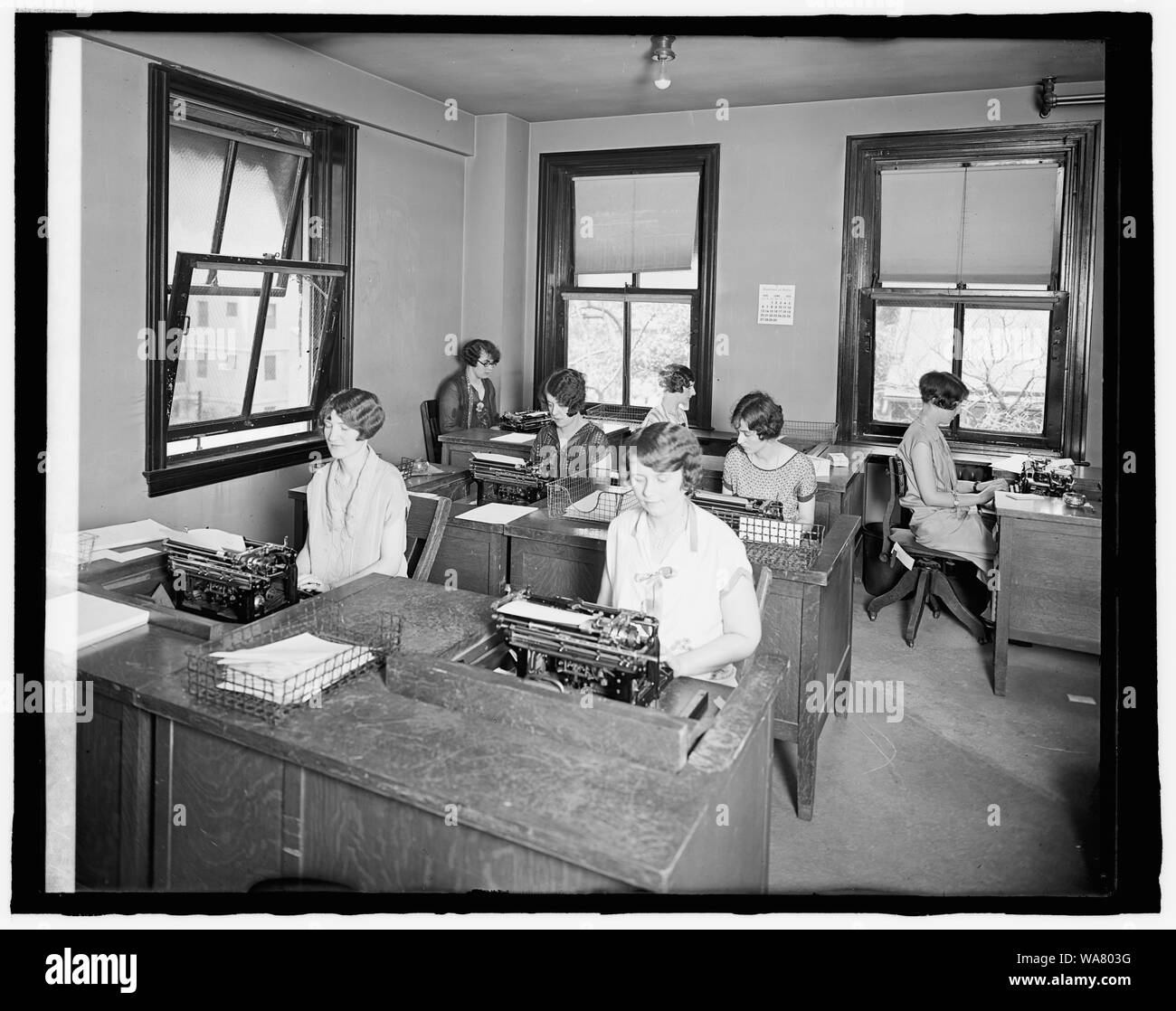 Bu. di identificazione, Dipartimento di giustizia, [Washington, D.C.] Foto Stock